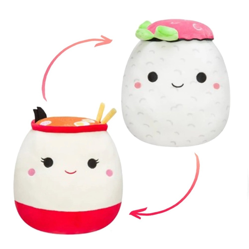 Raisy The Ramen/Shun The Sushi Squishmallows 8" Flip A Mallows
